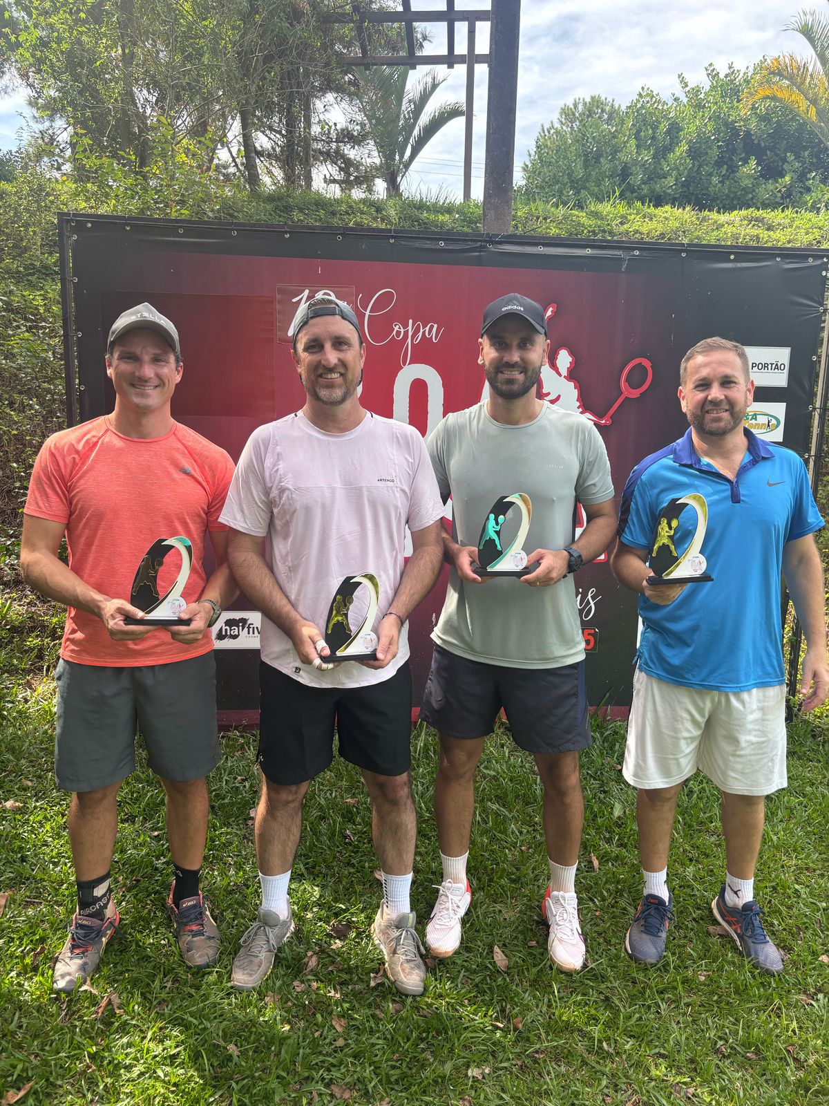 Campeões 3 classe duplas - Ederson Lopes Eduardo Ruzzanti - Finalistas - Pedro SchrekLeo Casagrande